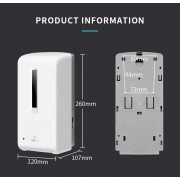 copy of Automatische zeep / handgel dispenser wandmodel, voor extra Hygiëne