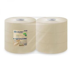 TOILETPAPIER ECONATURAL JUMBO ROL 2laags  8.5CMX350M 1458 VELLEN per rol