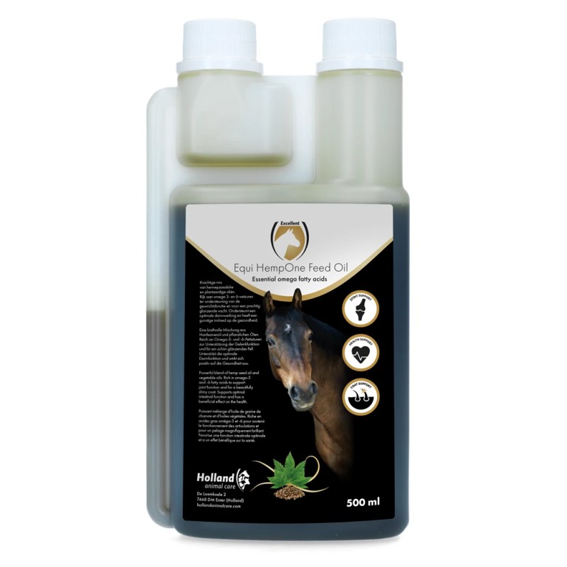 Excellent Equi HempOne Feed Oil Paard Excellent Equi HempOne Feed Oil Paard