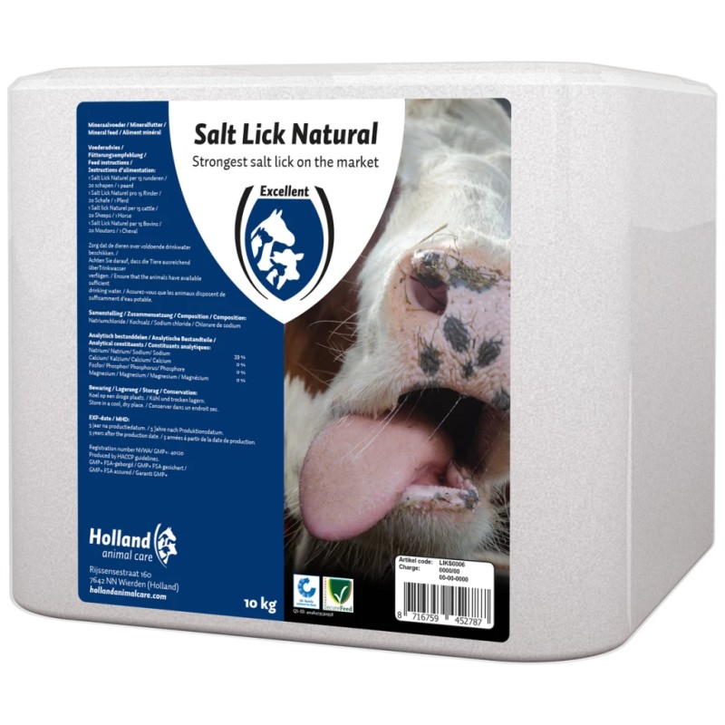 Excellent Liksteen Naturel voor alle dieren 10 kg Excellent Liksteen Naturel voor alle dieren 10 kg