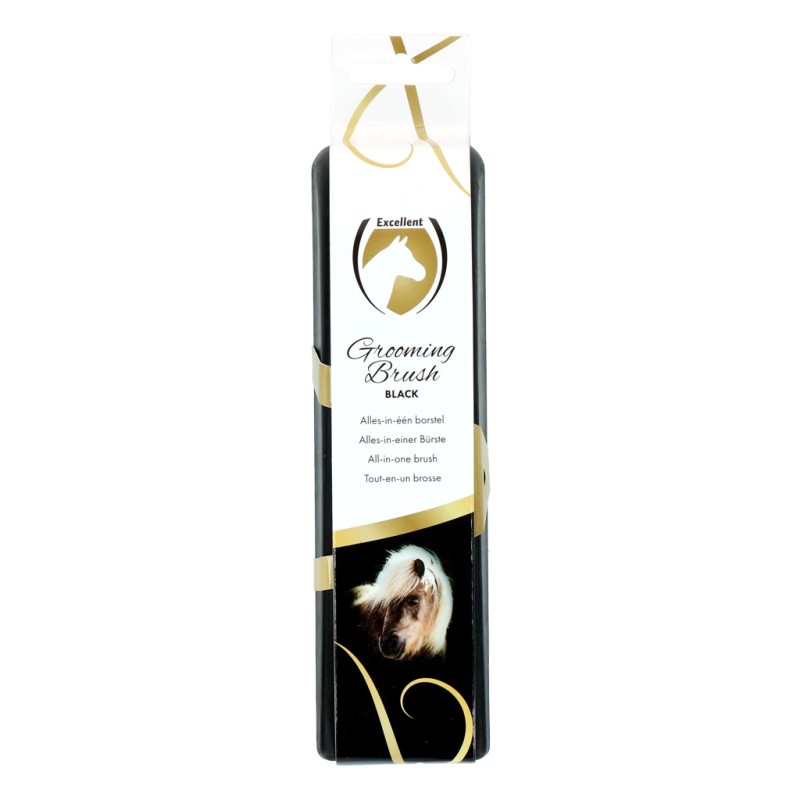 Excellent Grooming Brush Zwart M Excellent Grooming Brush Zwart M