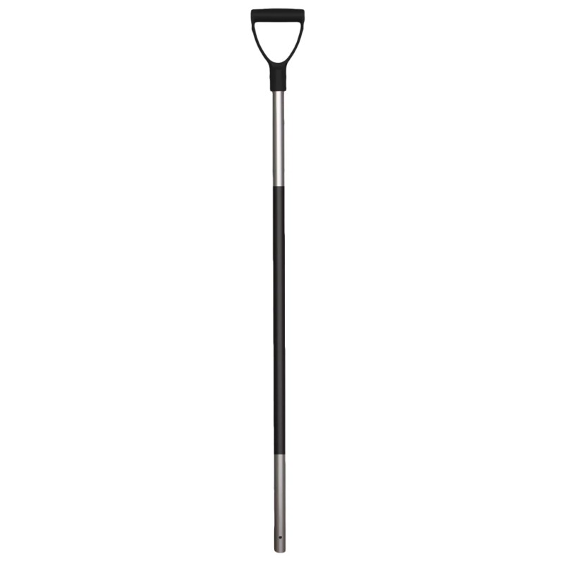 Mestvork steel aluminium 115 cm met rubberen grip Zwart handvat Mestvork steel aluminium 115 cm met rubberen grip Zwart handvat