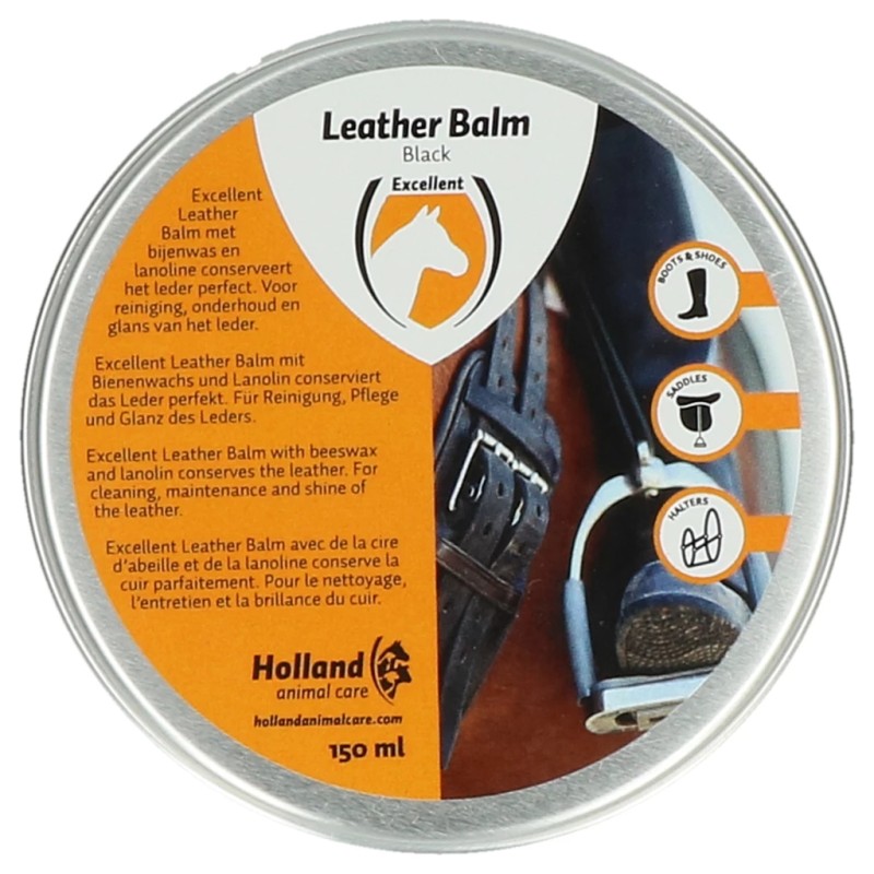 Excellent Leder & Zadel Balm Zwart Excellent Leder & Zadel Balm Zwart